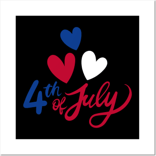 4th of july Posters and Art